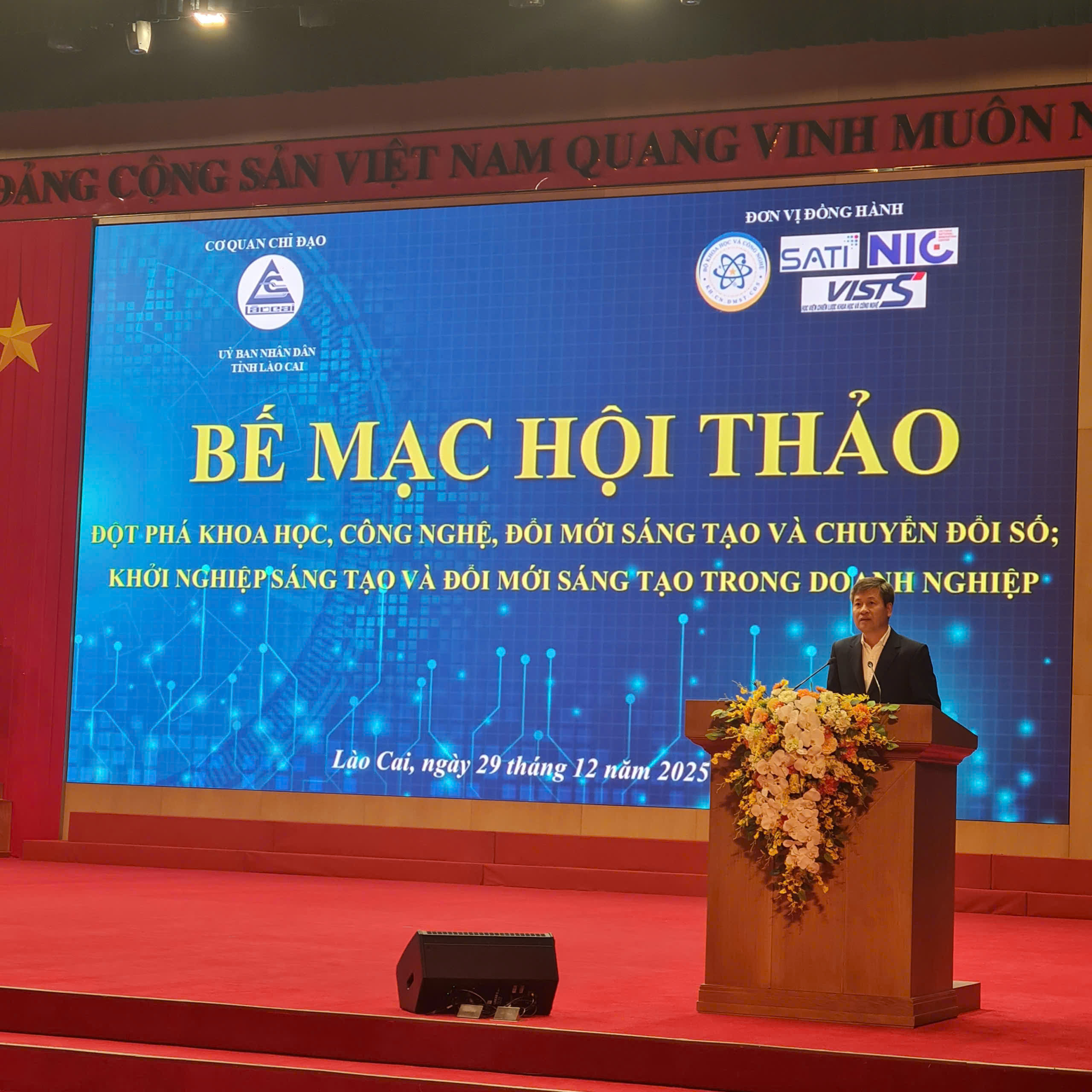 Hội thảo “Đột phá khoa học, công nghệ, đổi mới sáng tạo và chuyển đổi số: Khởi nghiệp sáng tạo và đổi mới sáng tạo trong doanh nghiệp” tỉnh Lào Cai năm 2025